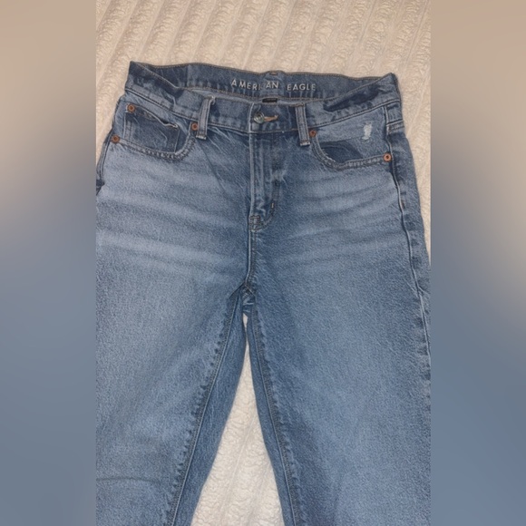 👖 American Eagle Straight Jeans w/ Slit Hem – Size 2 👖 - Picture 3 of 8